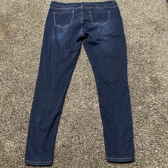 Lane Bryant Jeans Women's Size 20 Long Dark Wash High Rise 39x32 BLEMISH - Picture 4 of 7